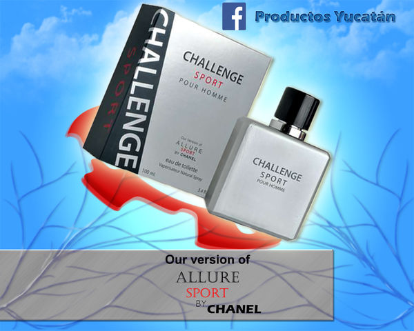 Challenger nuestra version de Chanel sport 100ml