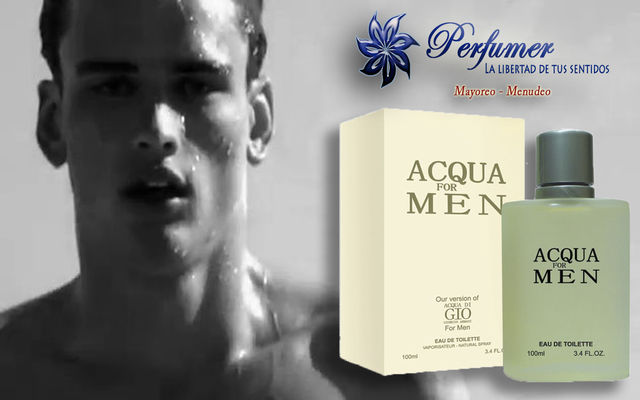 acqua for men Nuesta version de Acqua de gio Armani